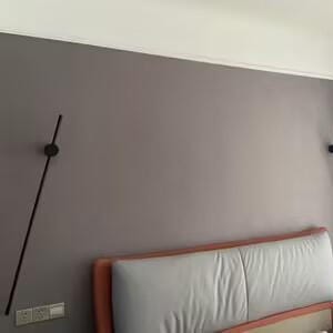 Customer photo review of Wall Light, Linear LED Slim Tube, Black or Copper, Wall or Ceiling Mount