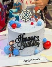 Customer photo review of Spiderman Kids Cake