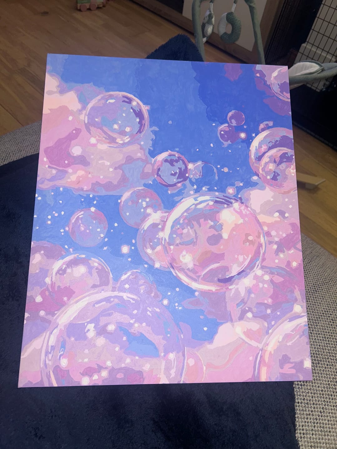 Customer photo review of Iridescence | Paint by Number