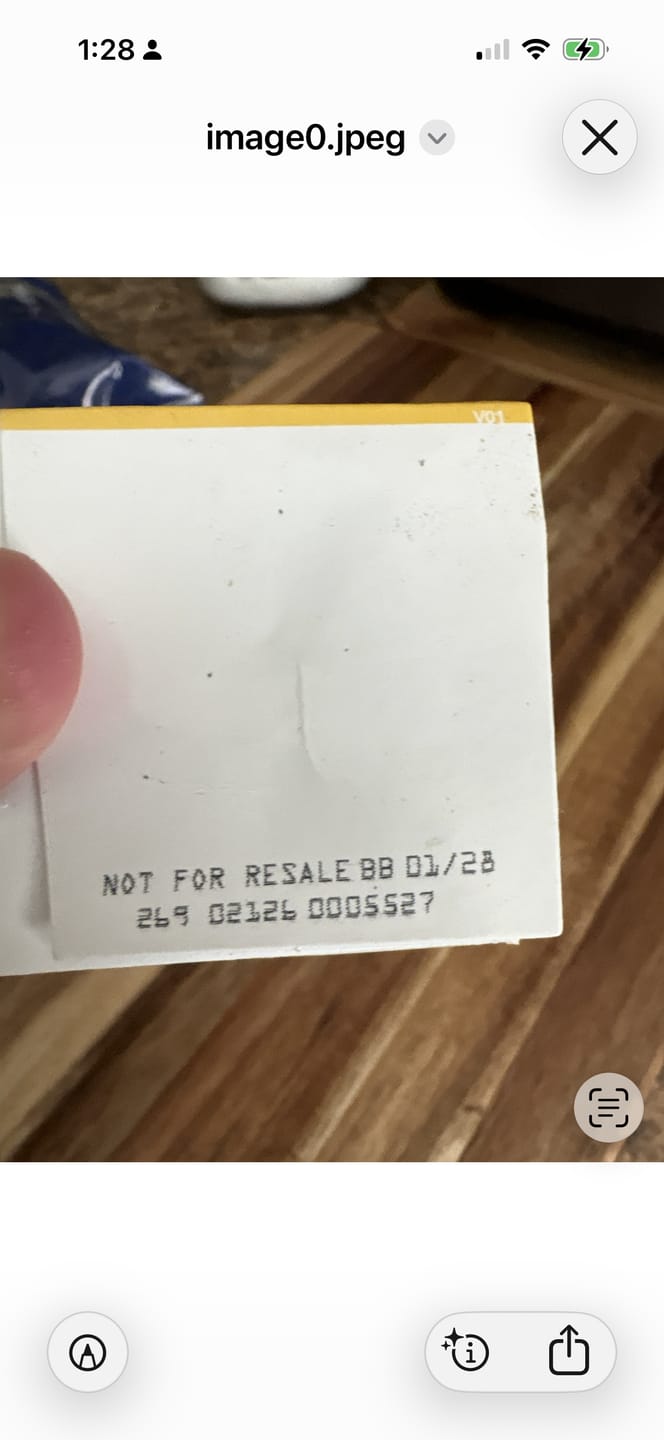 Customer photo review of Frosted Paradise Refresher