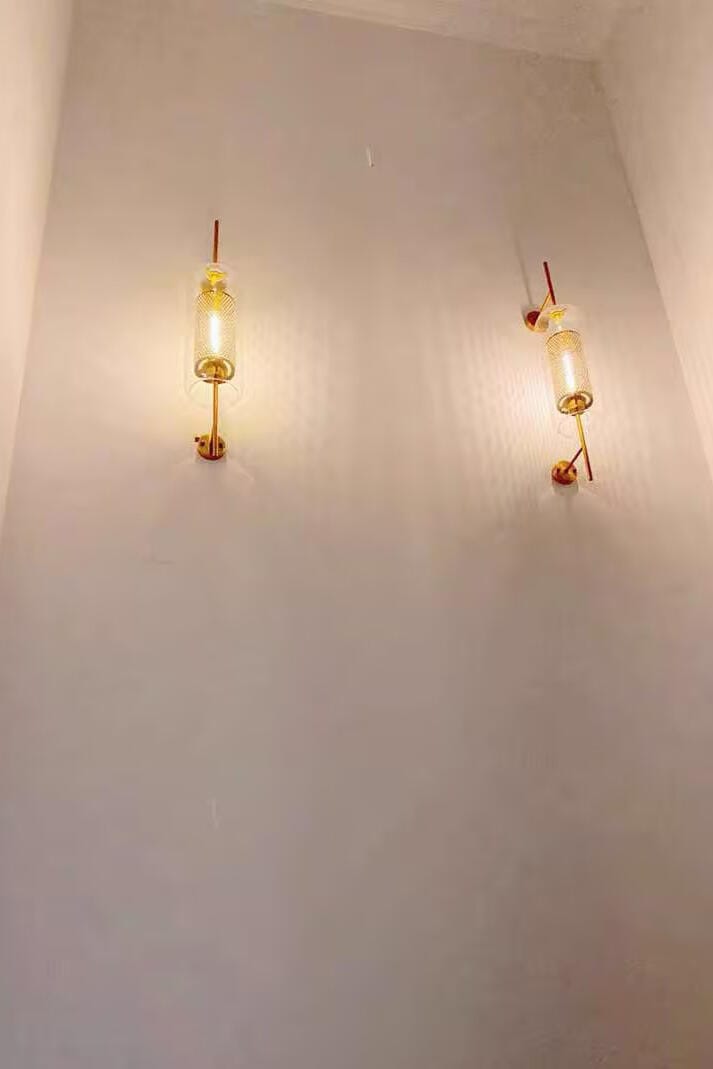 Customer photo review of Wall Light, Chiswick Glass Globe, Copper Silver Black, E27