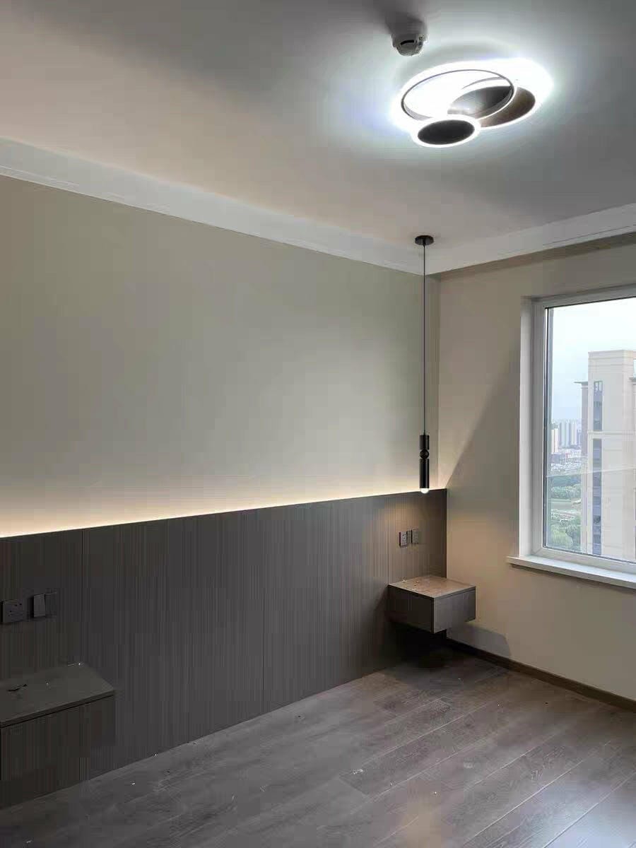 Customer photo review of Pendant Light, Geometric Cylinder Cluster, E27, Black, Chrome or Gold