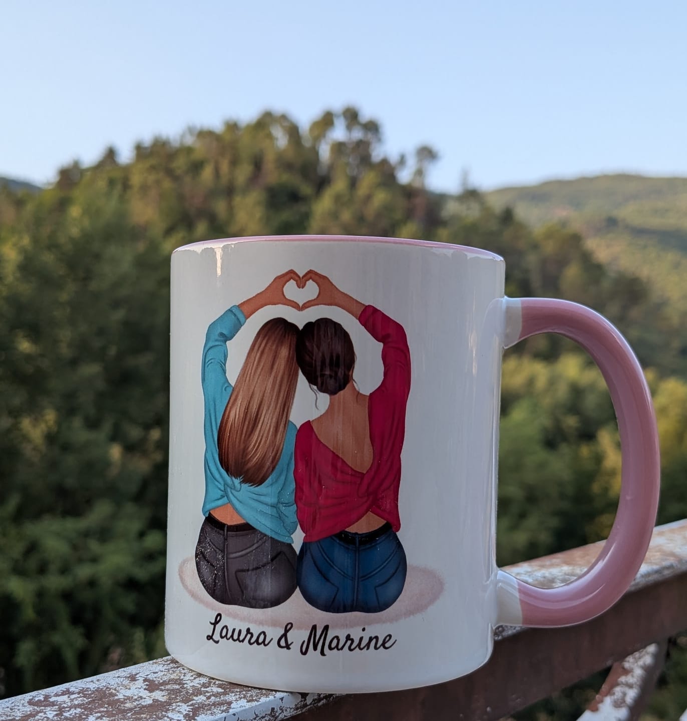 Customer photo review of Mug Personnalisé - Meilleures Amies
