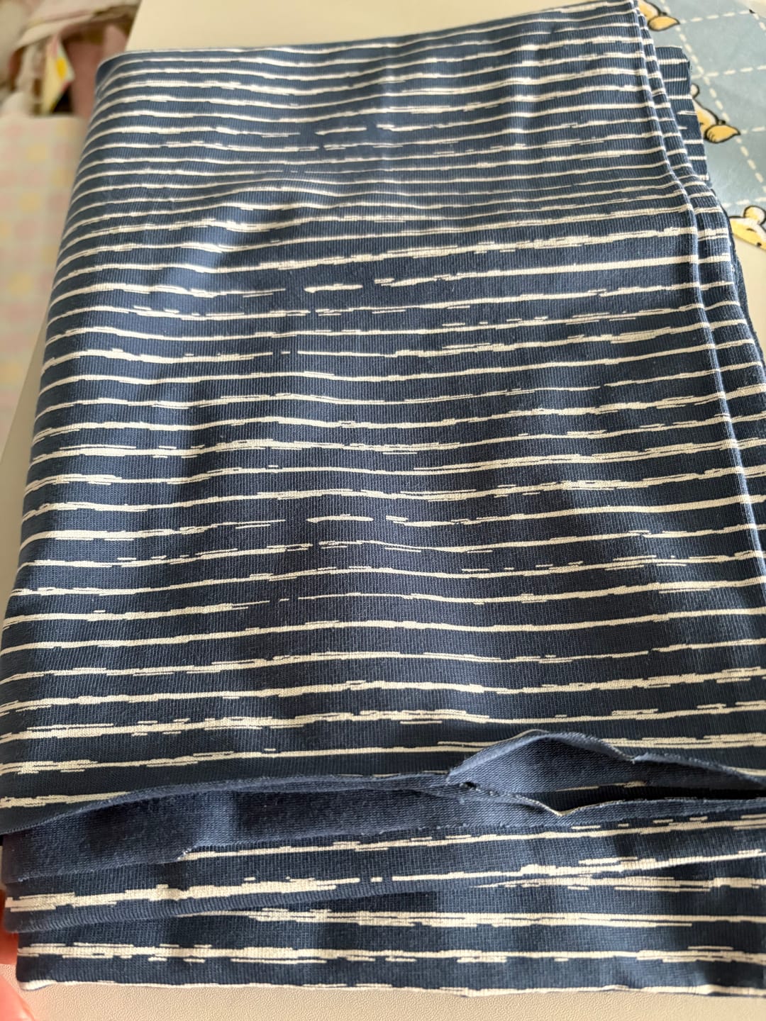 Customer photo review of Printed Cotton Jersey Fabric