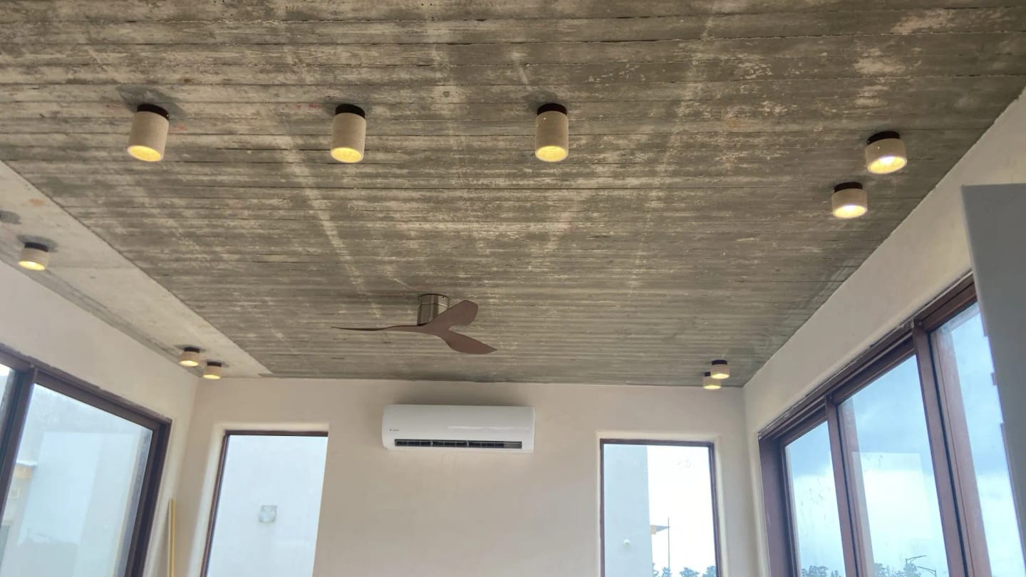 Customer photo review of Home Retro Ceiling Fan – 45/52 Inch DC Motor with Remote
