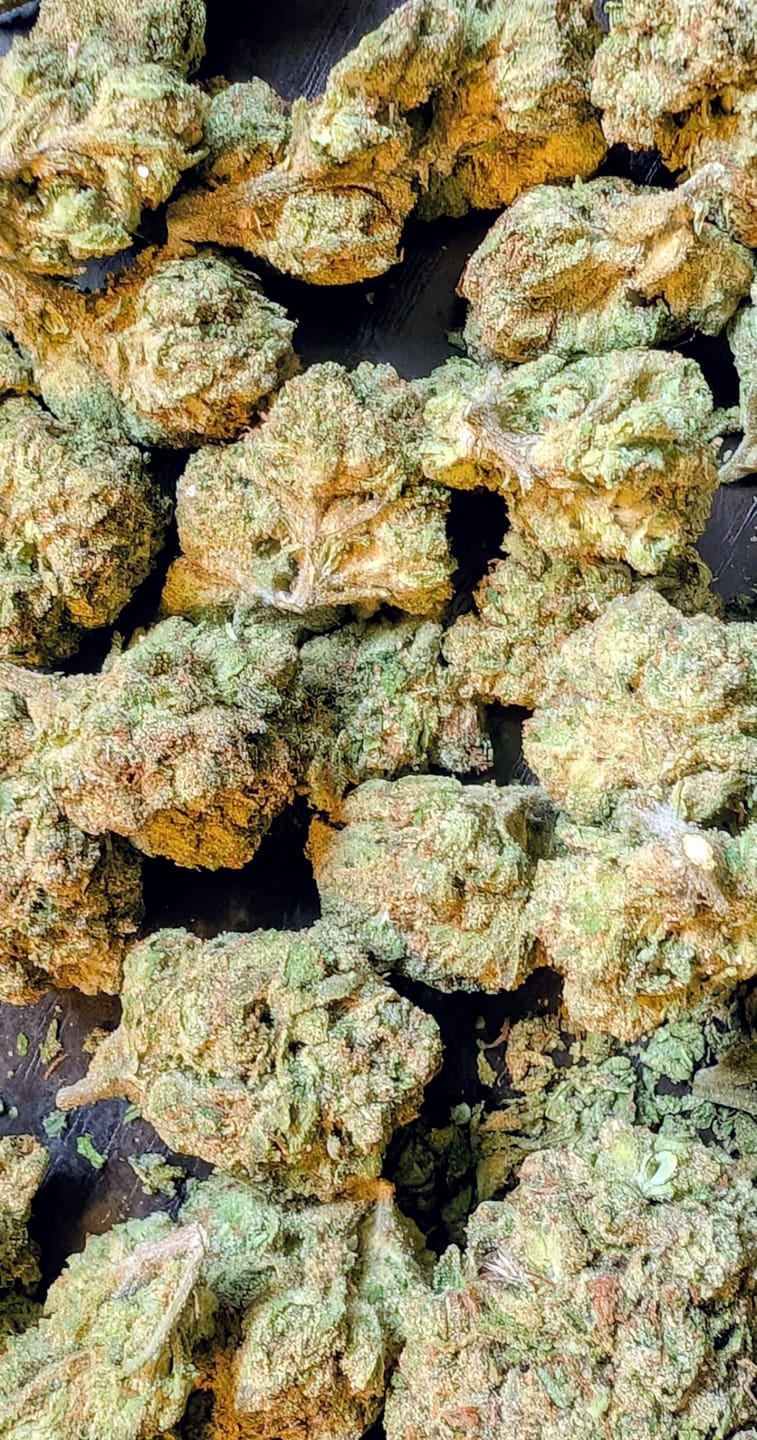 Customer photo review of Blue Sharpiez THCA Flower