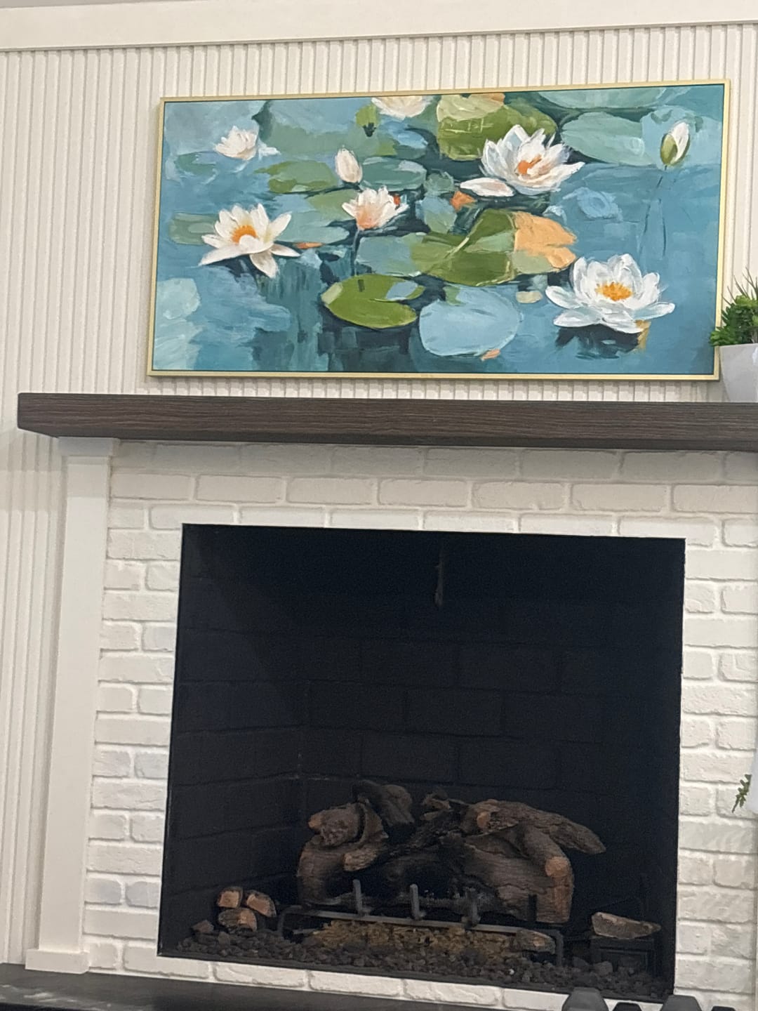 Customer photo review of Flower & Tree Abstract Texture Canvas Art #FT 297