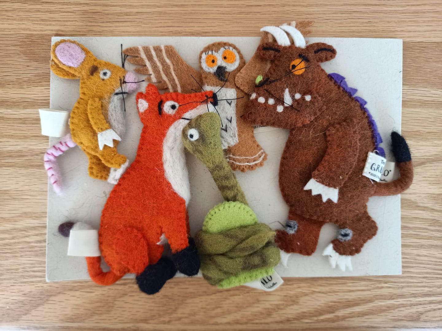 Customer photo review of The Gruffalo® Finger Puppets Set