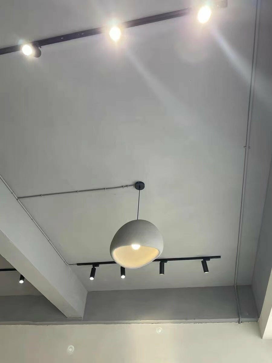 Customer photo review of Pendant Light, Nubia Cloud Sphere, Polystyrene Shade, E26 LED