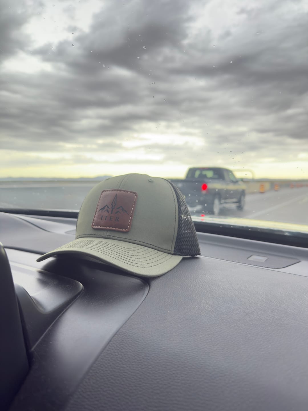 Customer photo review of Richardson 112 Custom Leather Patch Hat