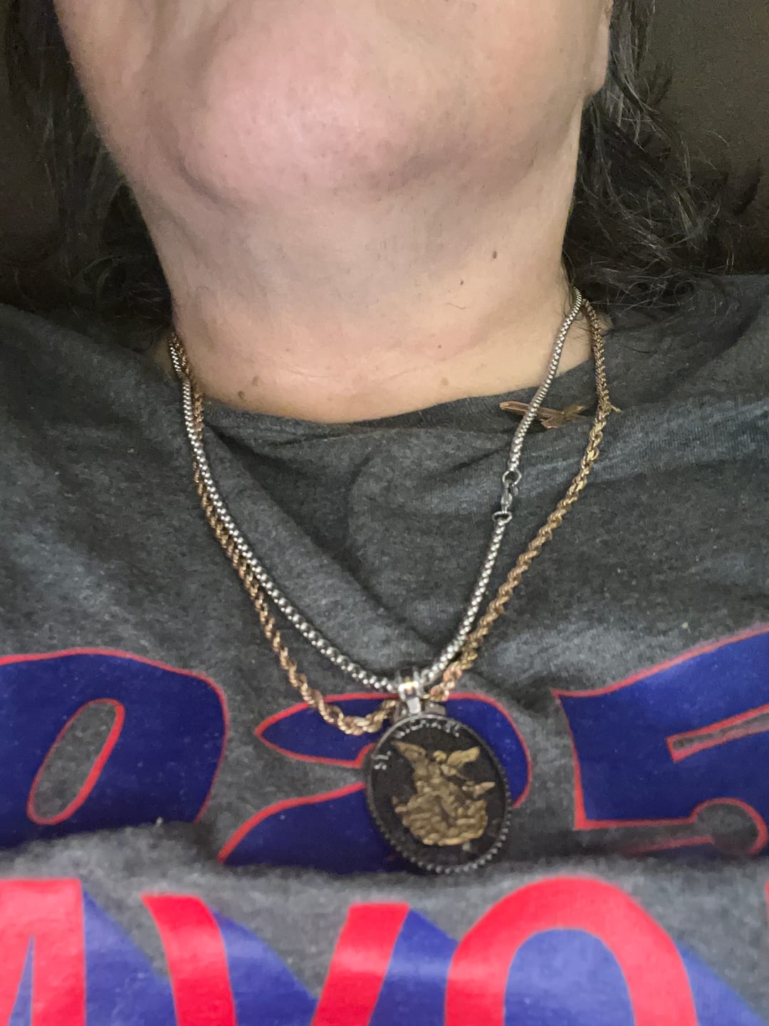 Customer photo review of ST. MICHAELS BADGE.