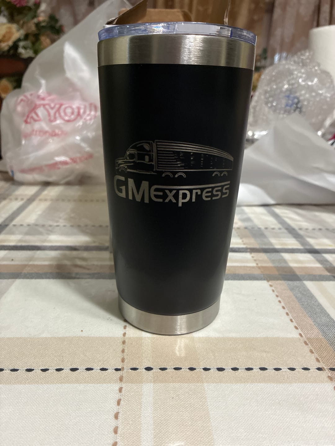 Customer photo review of (6 Pieces) Laser Engraved Tumbler | 20 oz