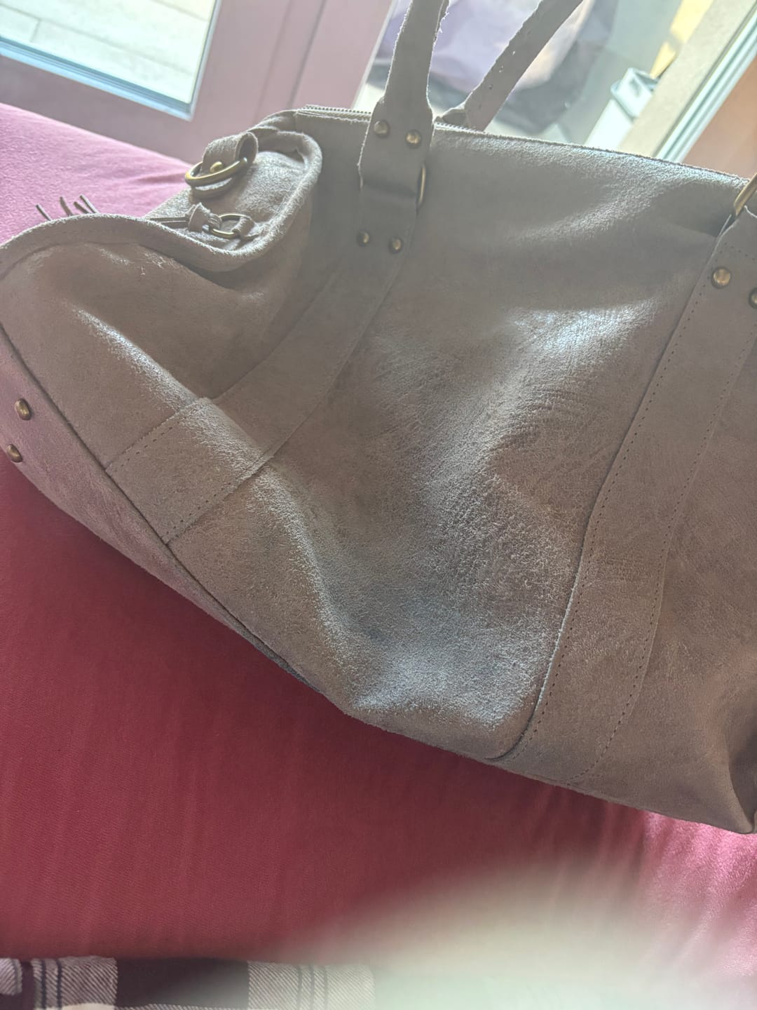 Customer photo review of It girl bag taupe