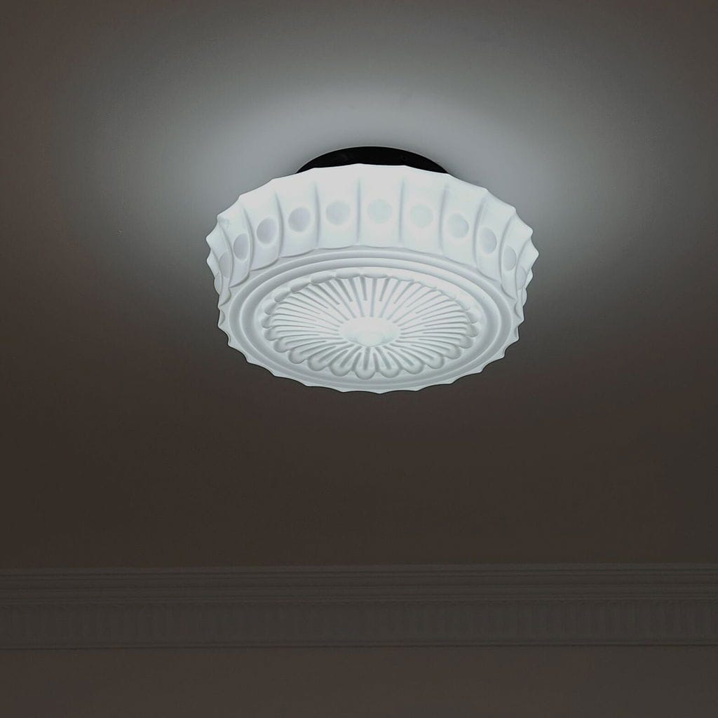 Customer photo review of Ceiling Light, Charles Edwards, Glass Shades, Black, E27 LED