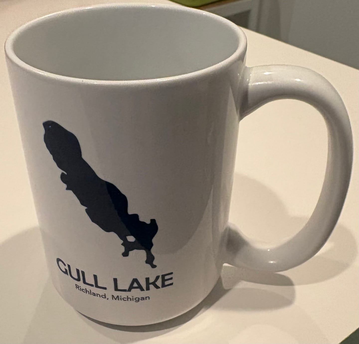 Customer photo review of Custom Lake Mug White 15oz.