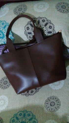 Customer photo review of Portland Tote Expresso