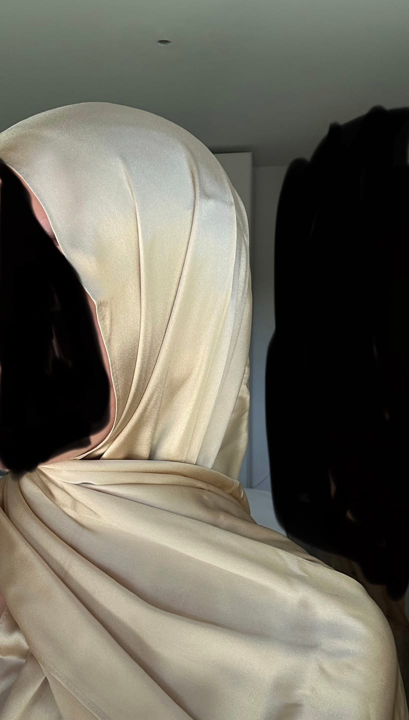 Customer photo review of Pure Silk Hijab