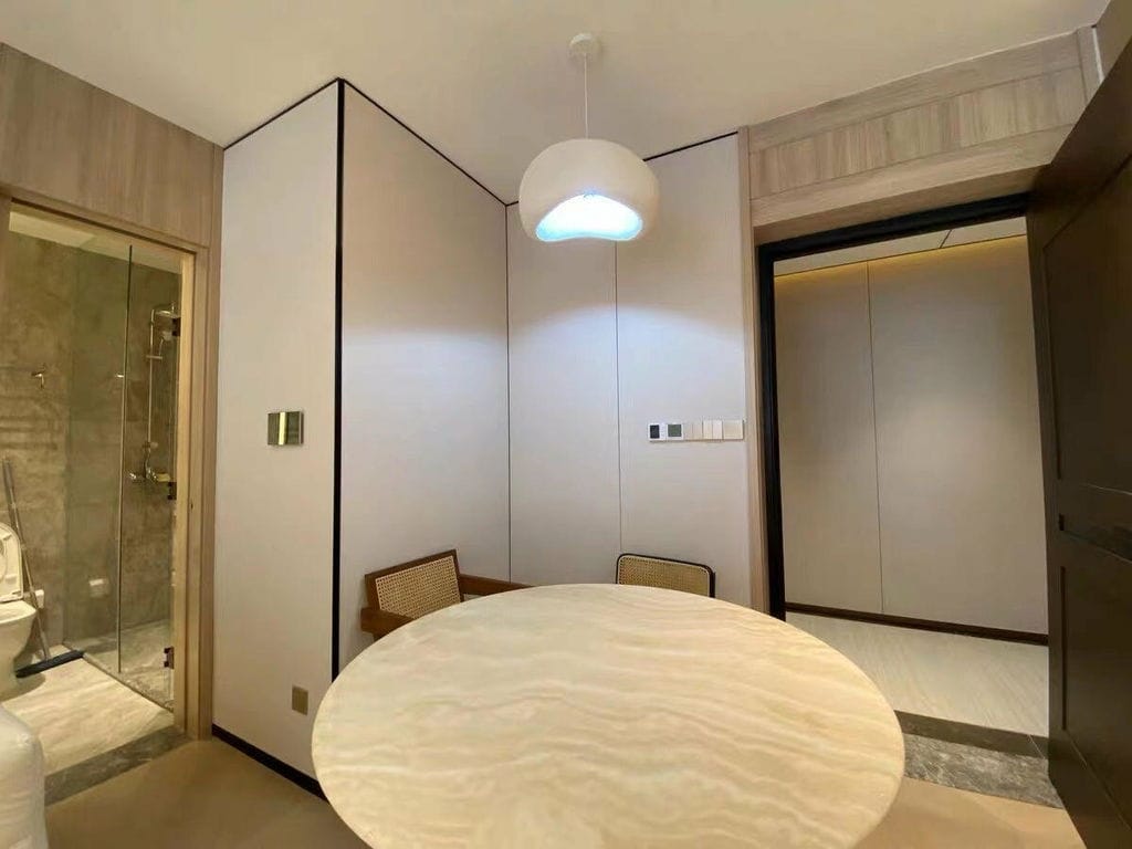 Customer photo review of Pendant Light Selene Halia, Moon-Inspired Dome Shade, E26, Grey or White