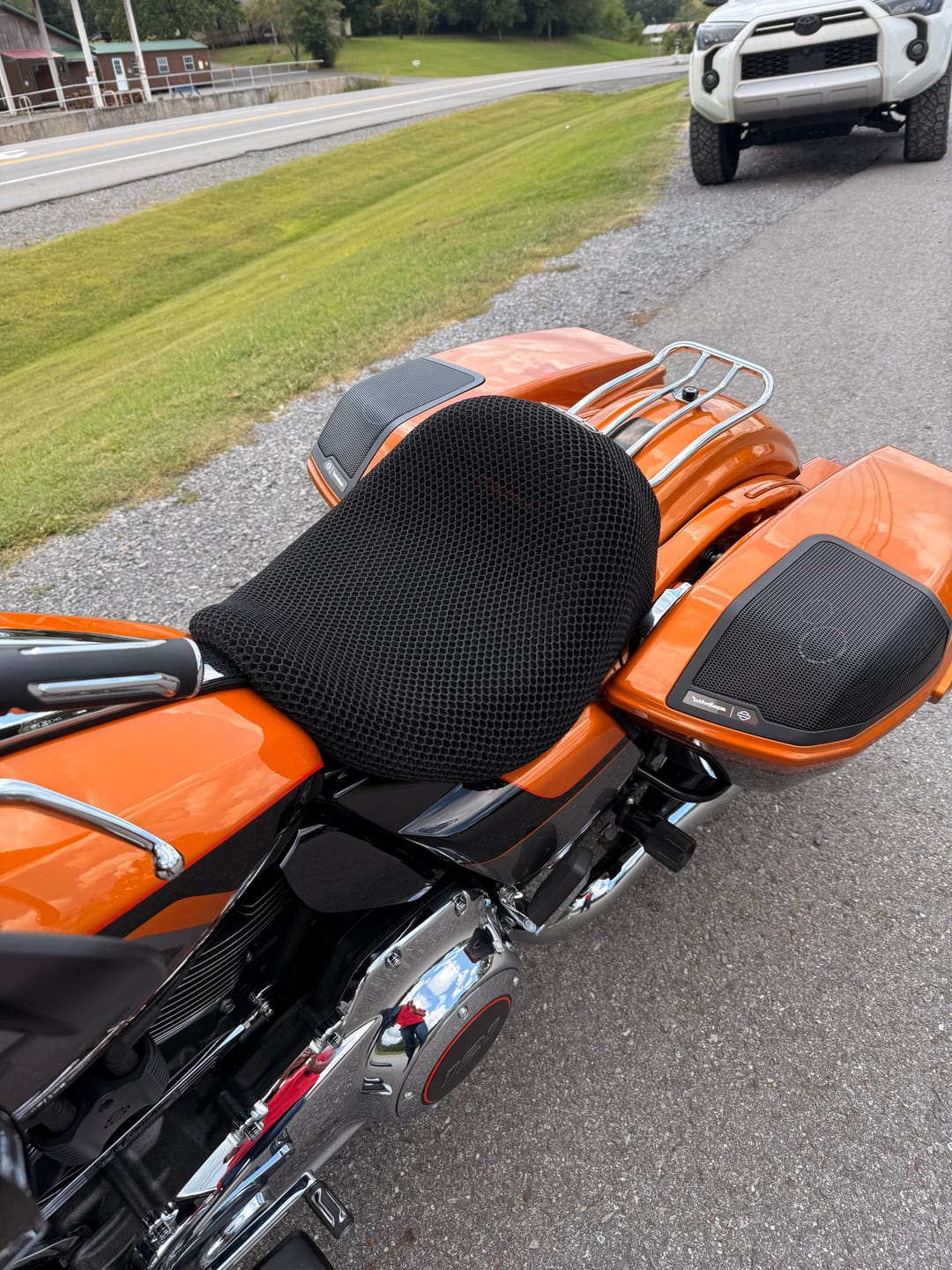 Customer photo review of Wind Rider Seat Cover