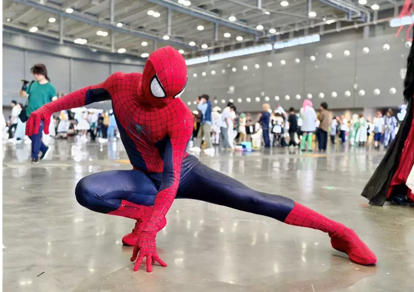 Customer photo review of The Amazing Spider-Man Costume Replica Wearable Suit (Replica Grade)(Screen Printed)