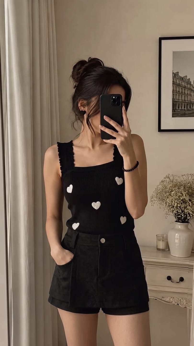 Customer photo review of Süet Polar Kısa Şort