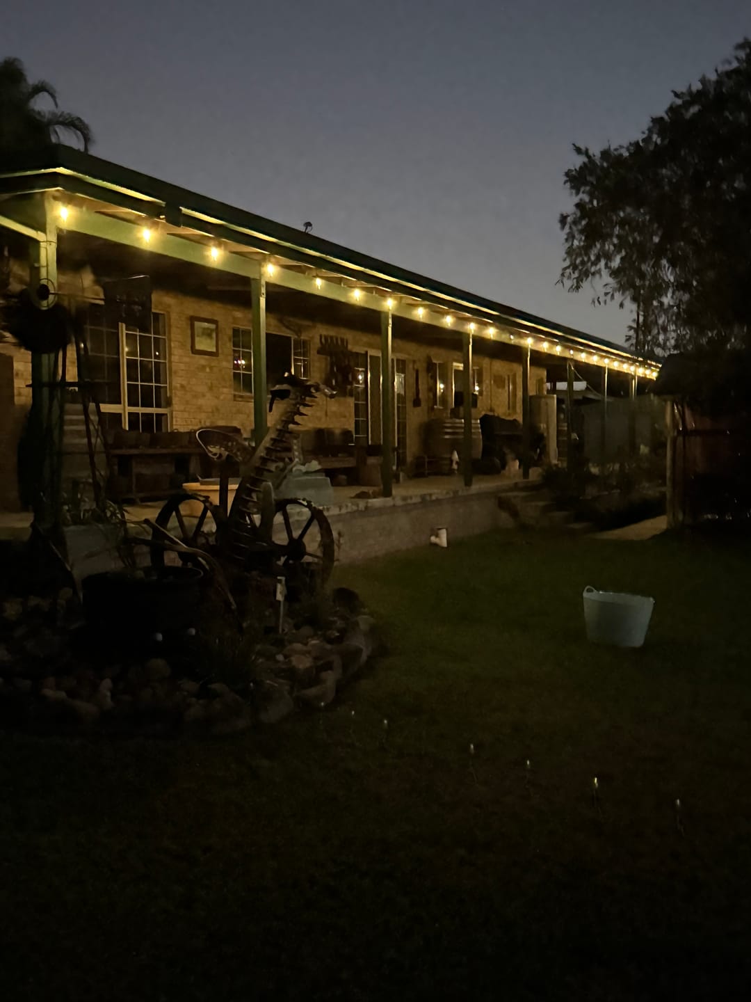 Customer photo review of Solar Festoon Lights