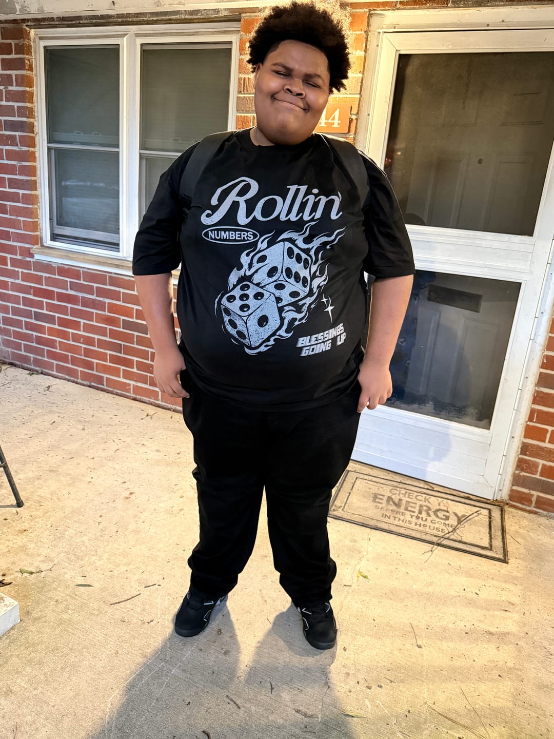 Customer photo review of Rollin Numbers SNRT Sneaker Tees - Air Jordan 6 Cap and Gown