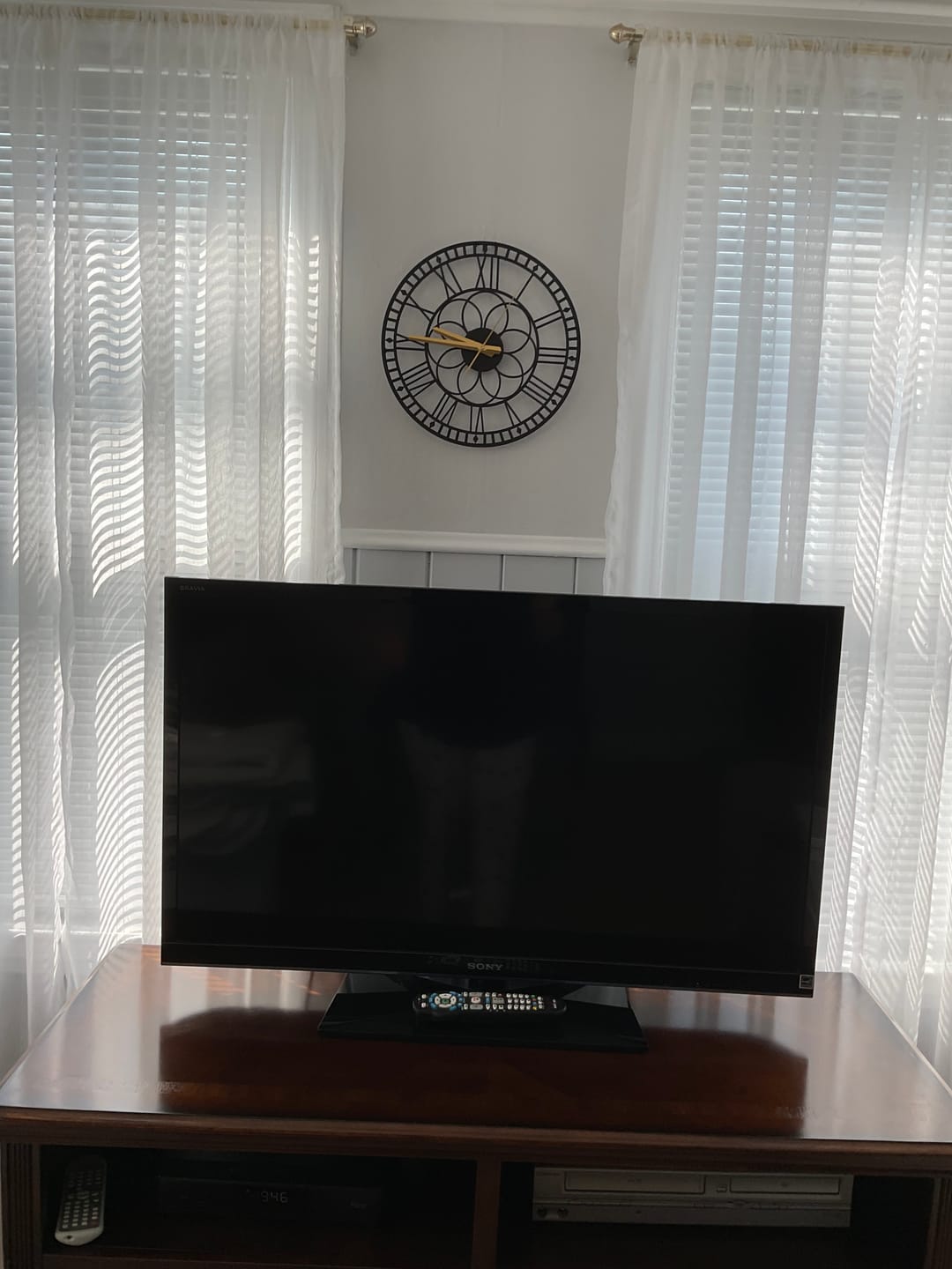 Customer photo review of Oversize Metal Wall Clock