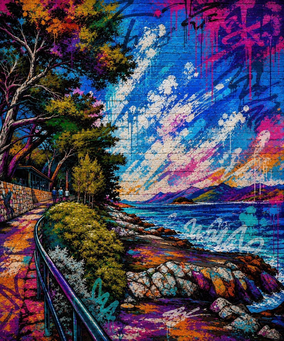 Customer photo review of Create Your Own Canvas Set - Landscape