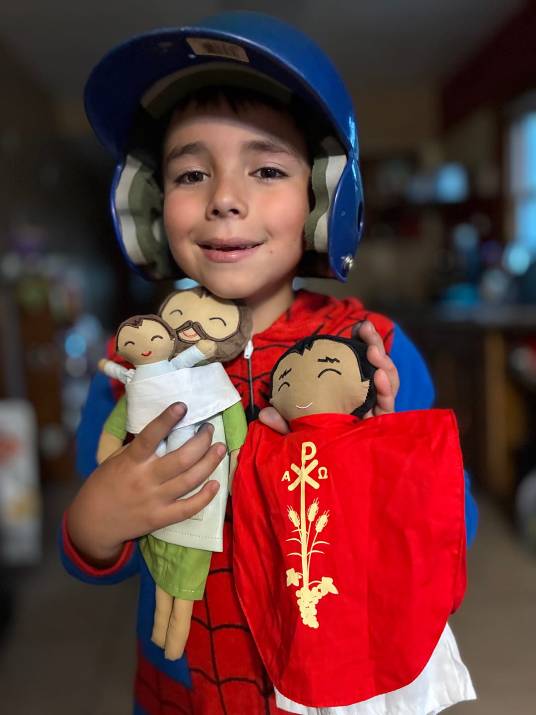 Customer photo review of Baby Jesus Rag Doll & Wrap Carrier Set