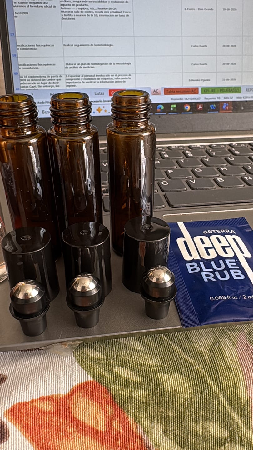 Customer photo review of Envase 8 ml difusor auto redondo tapa redonda tapón