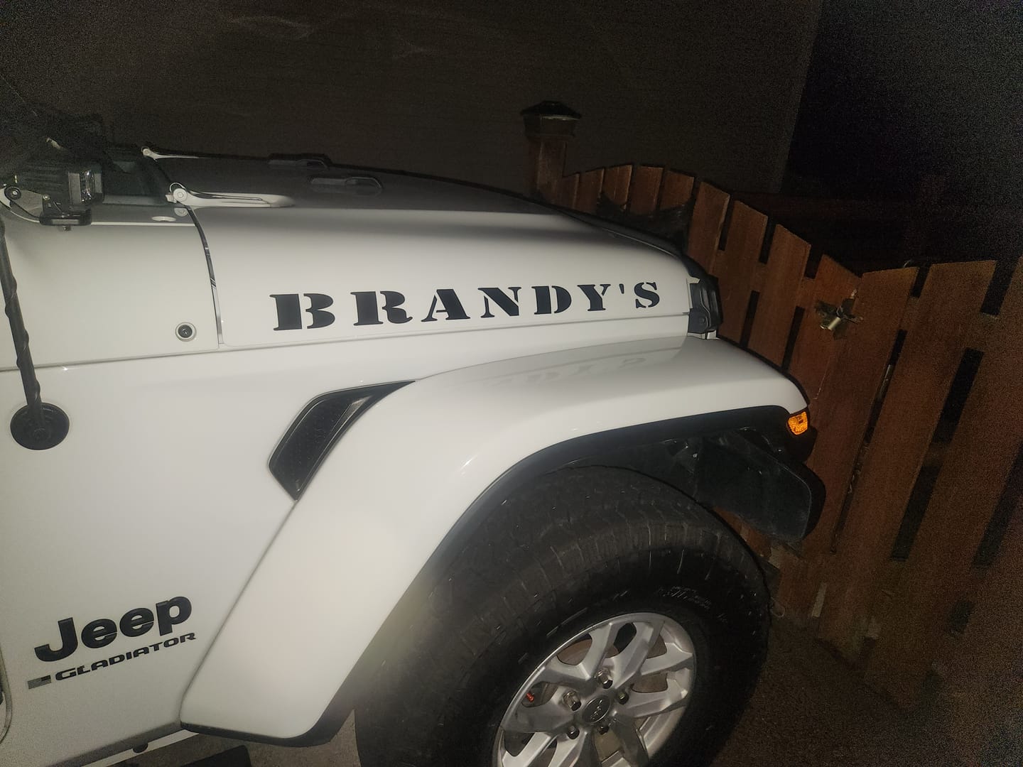 Customer photo review of Hood Lettering | Set of 2
