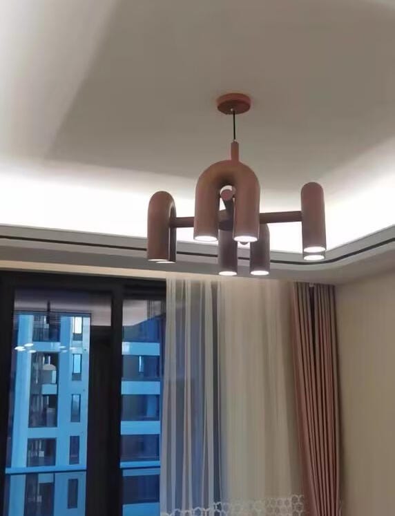 Customer photo review of Cirkus Chandelier, Integrated LED, Movable U-Heads, Linear or Circular