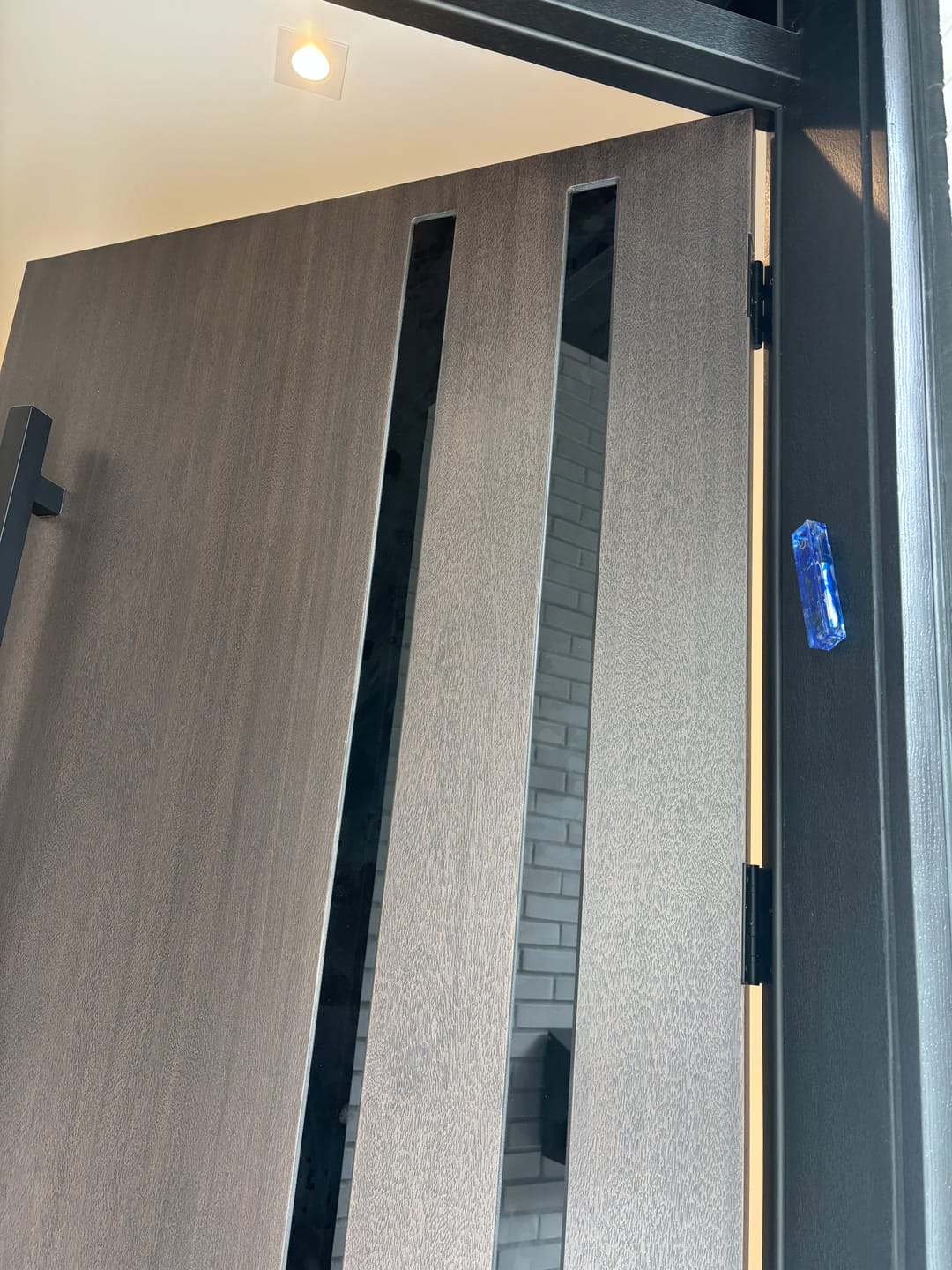 Customer photo review of Mezuzah With Your Wedding Glass