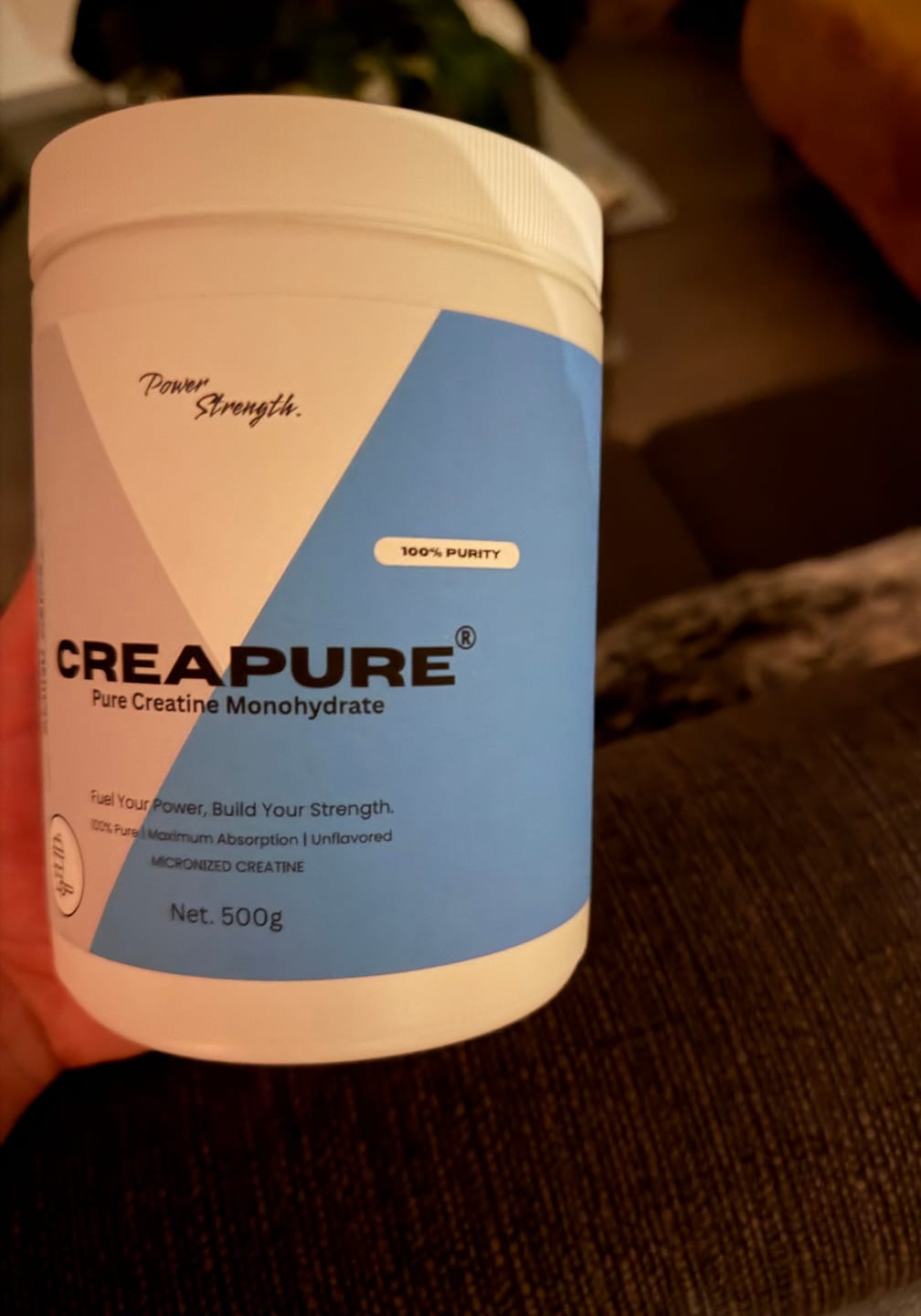 Customer photo review of Creapure® Monohydrate (500g)