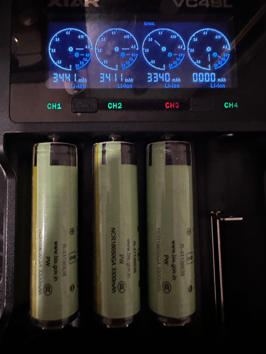 Customer photo review of Panasonic NCR18650GA Protected Button Top 3450mAh Battery