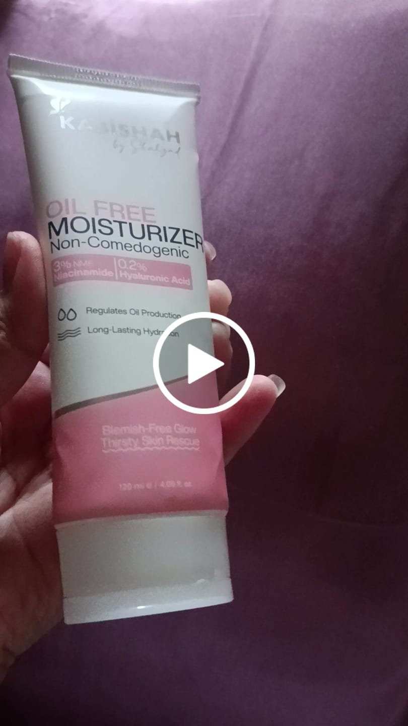 Customer video review of Oil Free Moisturizer