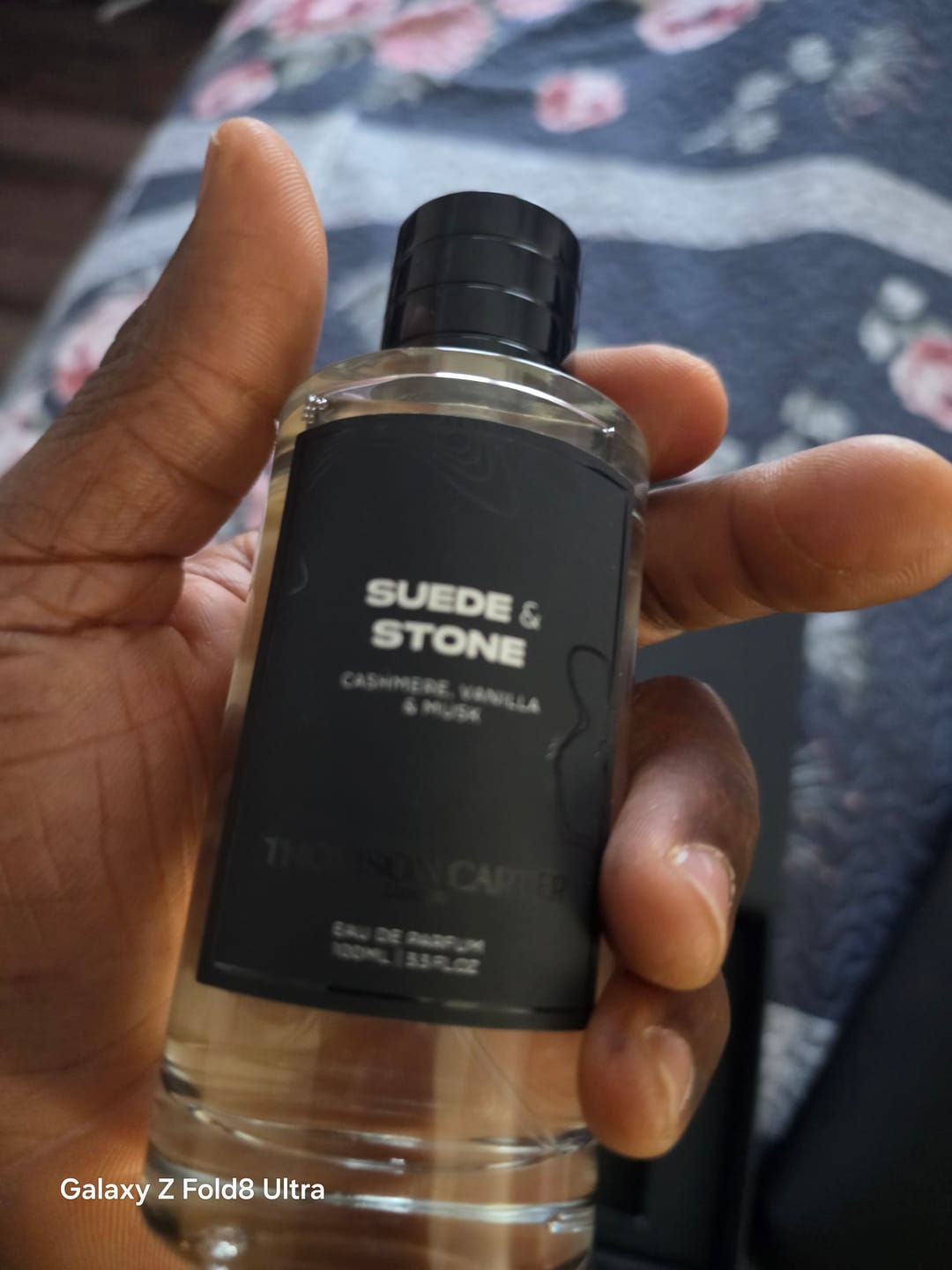 Customer photo review of Suede & Stone | Eau de Parfum