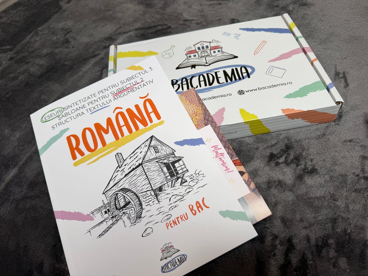 Customer photo review of Carte Română Bacalaureat Bacademia (temă și viziune, caracterizare, relație) - Ediția II
