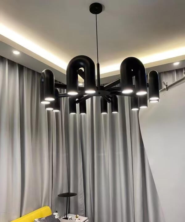 Customer photo review of Cirkus Chandelier, Integrated LED, Movable U-Heads, Linear or Circular