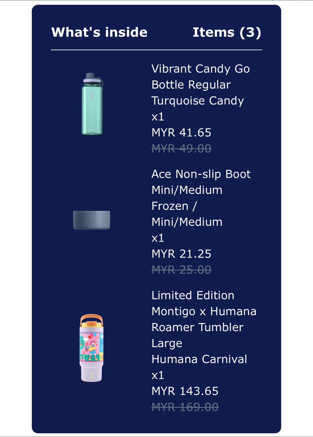 Customer photo review of Limited Edition Montigo x Humana Roamer Tumbler Large