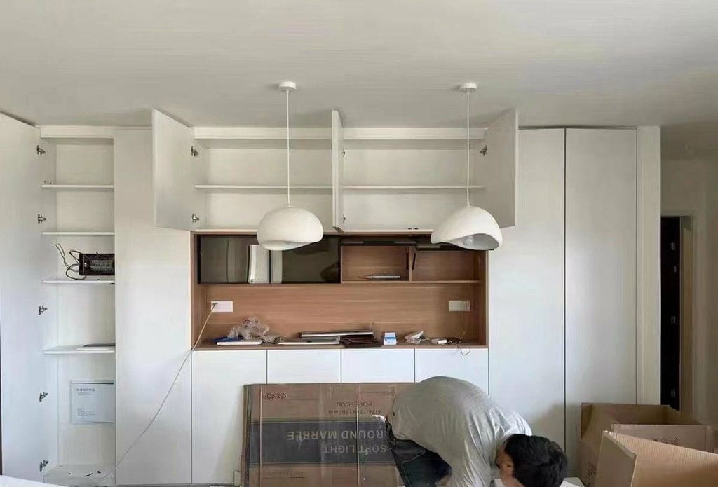 Customer photo review of Pendant Light, Nubia Cloud Sphere, Polystyrene Shade, E26 LED