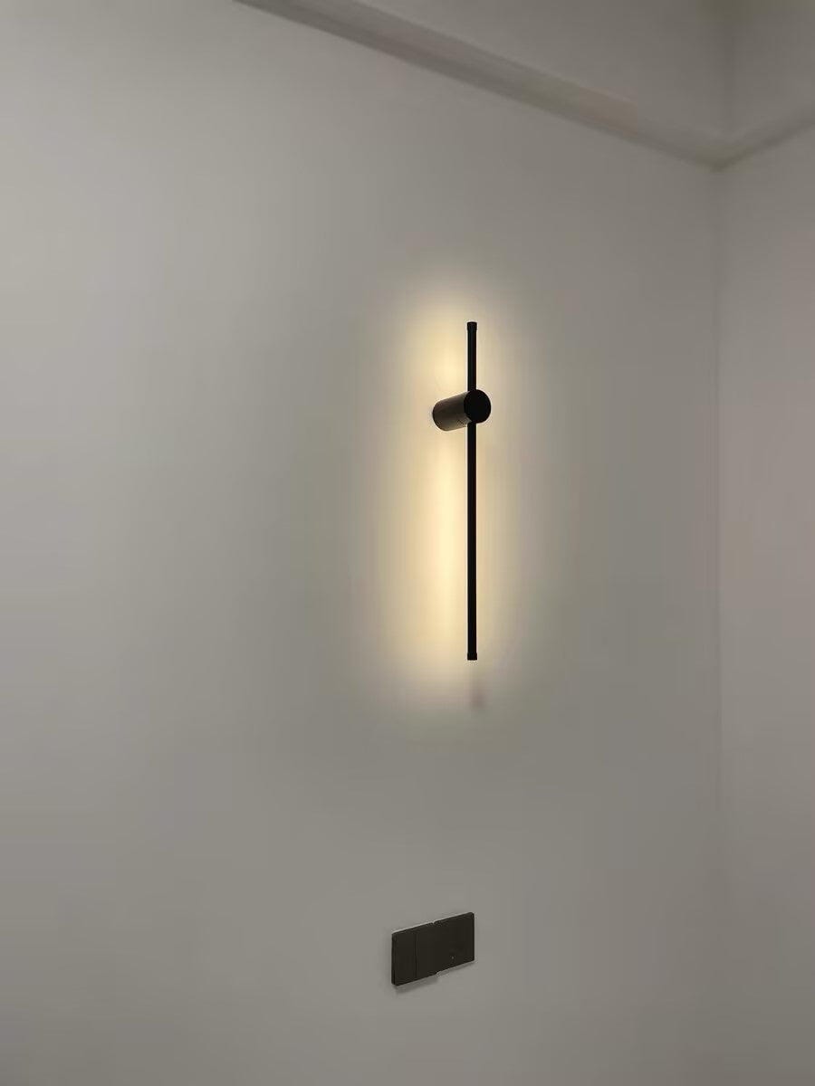 Customer photo review of Wall Light, Linear LED Slim Tube, Black or Copper, Wall or Ceiling Mount