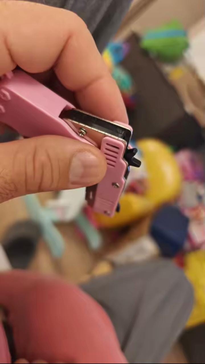 Customer photo review of Mini Pistola Lanza Ligas