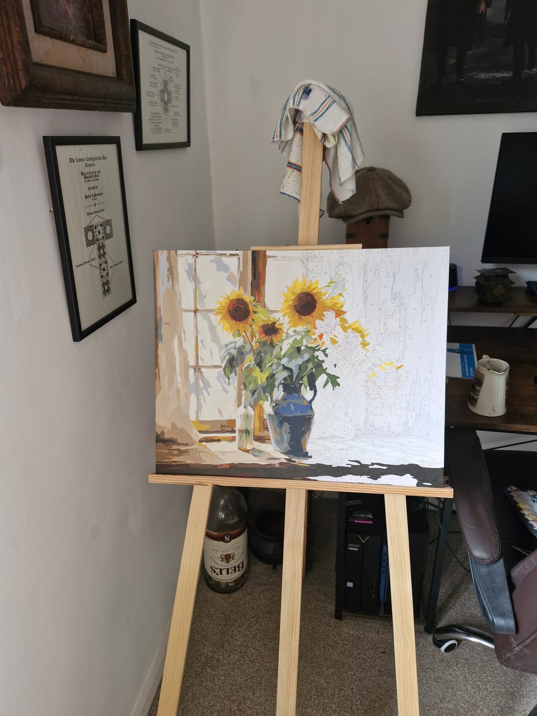 Customer photo review of Sunflowers Window Light