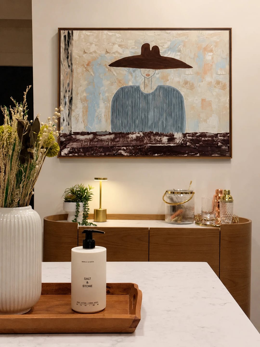 Customer photo review of Vintage Americana Art｜Quiet Gaze