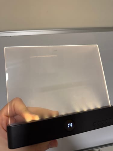 Customer photo review of ReadShine™ Ultra-Thin Reading Light
