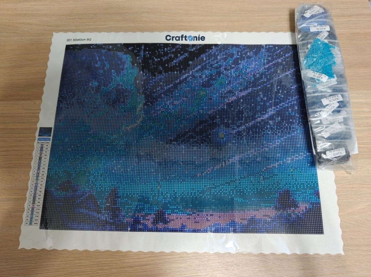 Customer photo review of Personalisiertes Diamond Painting