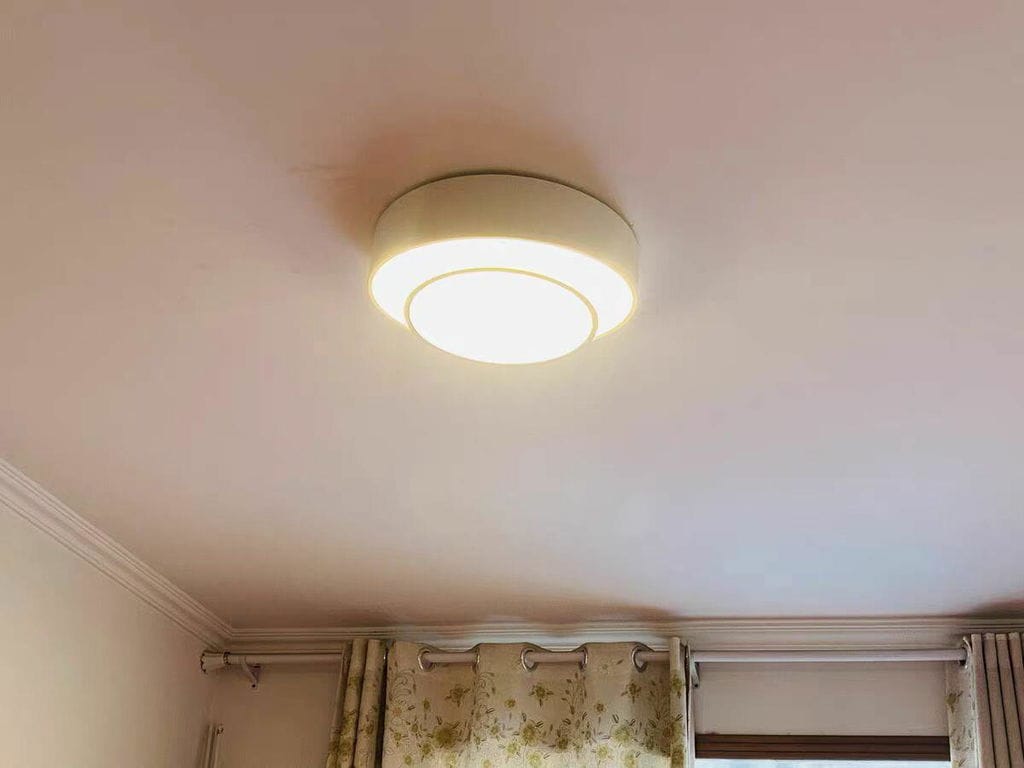 Customer photo review of Melody Ceiling Light, Cylinder Shade, Integrated LED, White Grey Black