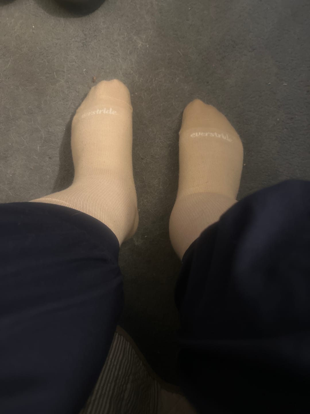 Customer photo review of Bamboo Wide Compression Socks